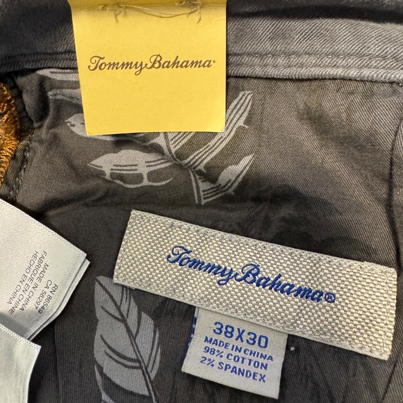 NWT Tommy Bahama Santiago Authentic Fit Pants in Fog Grey, Men's W38 L30 - Picture 8 of 8